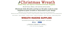 Desktop Screenshot of christmas-wreath.co.uk